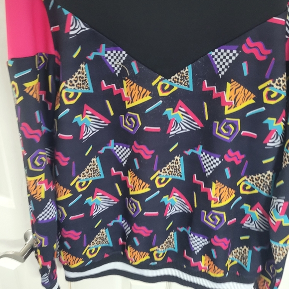 Screenshot hip hop neon graphics track jacket size large - Picture 4 of 13